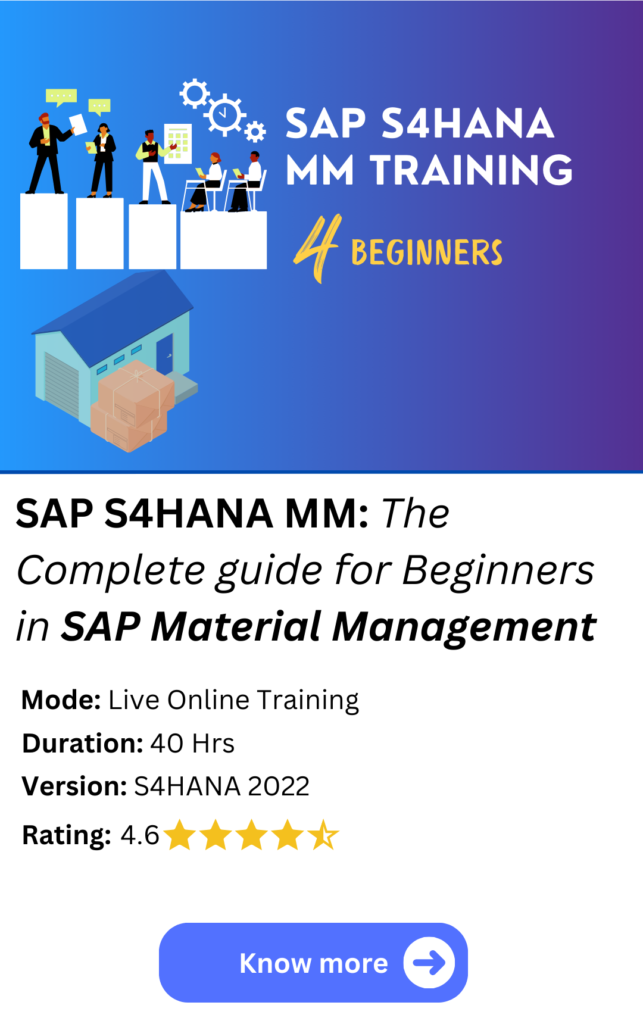 MM, SAP MM, S4HANA MM, Material Management, P2P